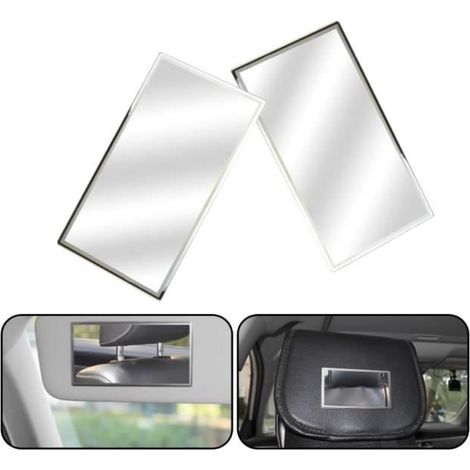 Miroir de maquillage - Courtoisie - 150x80mm - Acier inoxydable - Auto-adhésif - Intérieur (1/4)