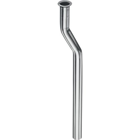 Schell Spülrohr Verkröpfung 25, d. 18mm, Länge 293mm, Chrom