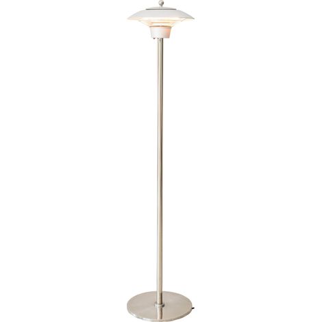 Stufa Elettrica ad Infrarossi Ø42,5 cm a Piantana 1500W per Esterni Argento (1/5)