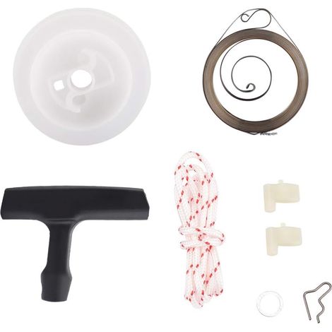 Lawnmower Starter Pulley Pulley Rope Spring Kit, Replacement for 029 039 MS390 (1/5)