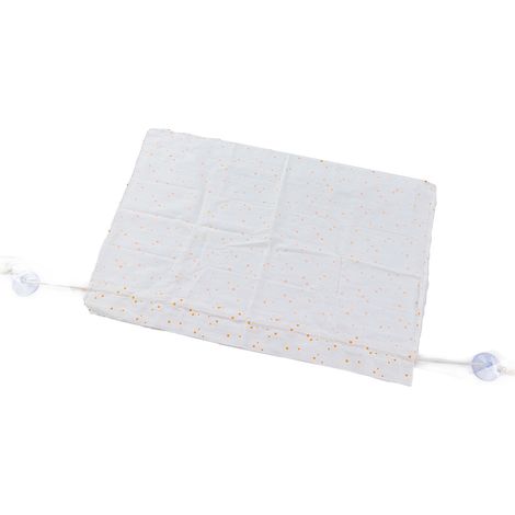 Pare-soleil horizontal en textile à motif floral irrégulier pour vitre de voiture, rideau de fenêtre automobile pour la couverture de sommeil de bébé, style d'ombrage 4 (1/5)