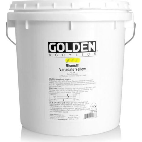 Peinture acrylique - Golden - Jaune Vanadate de Bismuth S9 - 3,78 L - Mixte - 1 pièce