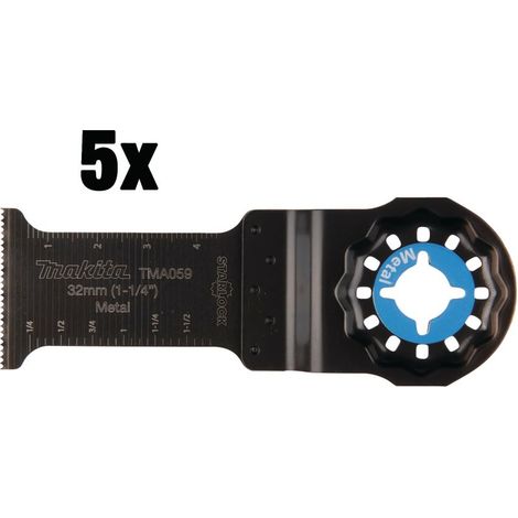 Makita - Set di lame per sega diritta 5 cm, 5 pezzi B-64939-5