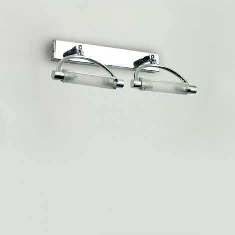 Applique moderno lampadari bartalini luna a2 r7s led metallo vetro lampada parete soffitto (1/5)