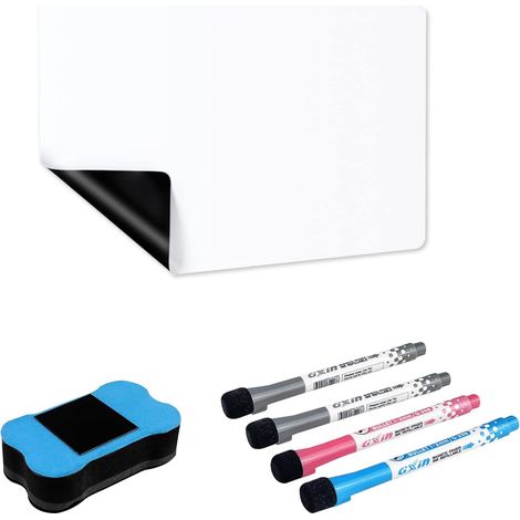Tableau Blanc Magnetique, Film Réfrigérateur Magnétique pour Mémo (1/5)