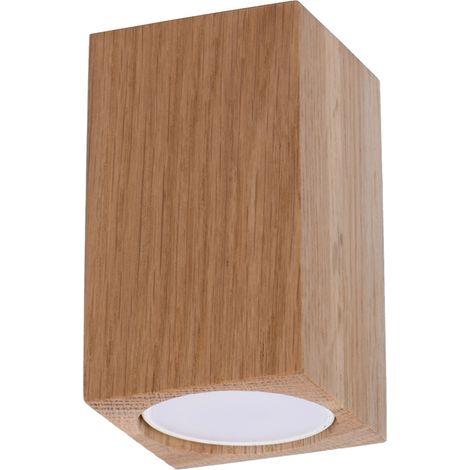 Lámpara de techo Kukko 1 GU10 madera de roble Lumilo 10.109.40 (1/5)