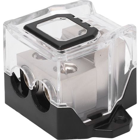 Bloc de distribution de masse 0GA entrée 4GA sortie Modification d'amplificateur audio pour automobiles et bateaux (1/5)
