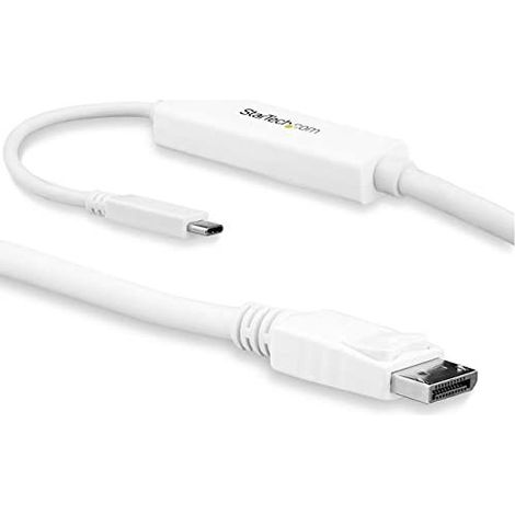 CABLE 3M USB-C A DP 4K BLANCO (1/5)