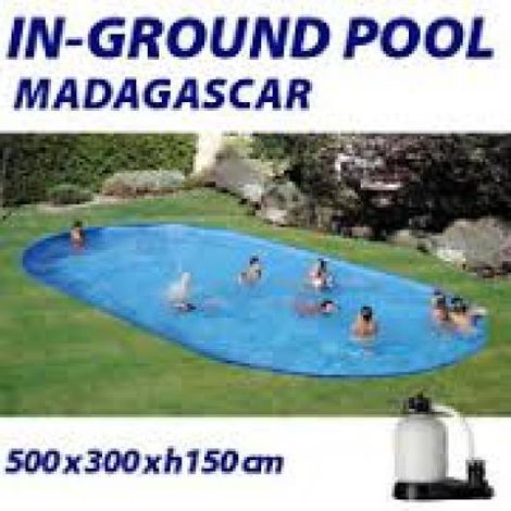 Piscina Gre Ovalada Enterrada Kpeov5059 Piscinas Gre 1.50 Alto X 5 X 3 Mts Madagascar (1/5)