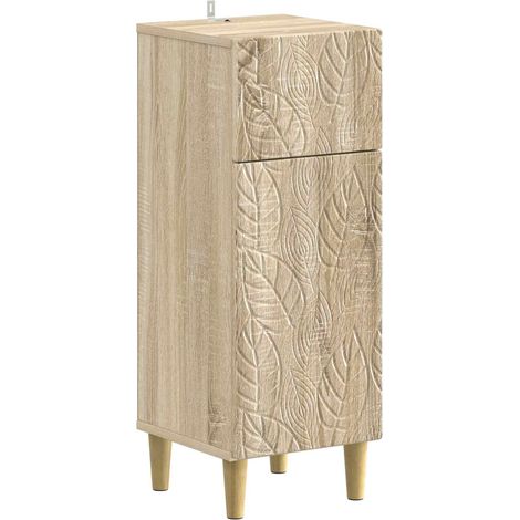 Bathroom Storage Cainet DELFT Sonoma Oak 30 x 31 x 80 cm vidaXL (1/5)