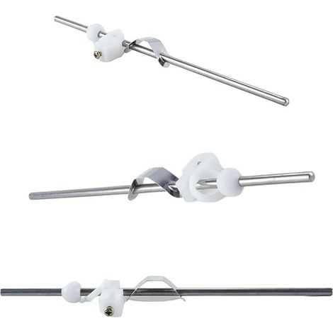 Basin Waste Lifting Rod with Plastic Ball Length 20cm Ball Diameter 1.2cm (1/2)