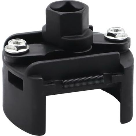 Ölfilterschlüssel, Universal-Ölfilterschlüssel 60-80 mm verstellbar, 2 verstellbare Gussstahlbacken für kleine und mittelgroße Filter - (1/5)