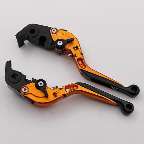 Convient aux motos MV Agusta/Agusta F4 RR/F4 RC, klaxons de frein modifiés (1 paire orange) (1/5)