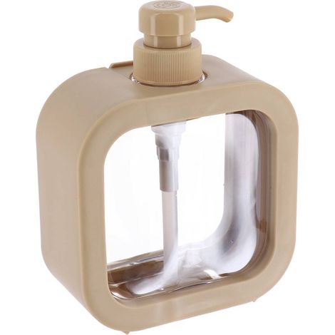 Dispenser di sapone pe e pp 500ml - beige - Tendance