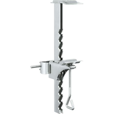 Parasol Base Silver Steel vidaXL (1/5)