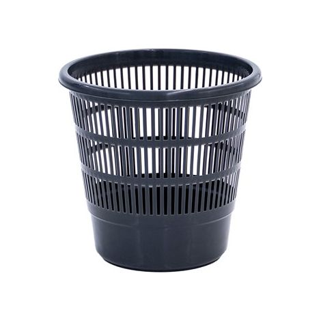 Poubelle 16l avec grille noire