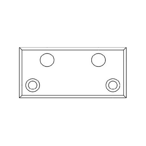Set plaque perforée STA / TSA avec visserie (1/2)