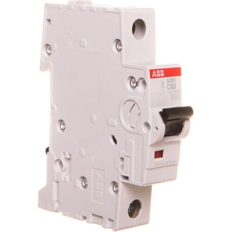 Interruttore automatico 1P C 63A 6kA AC S201-C63 2CDS251001R0634
