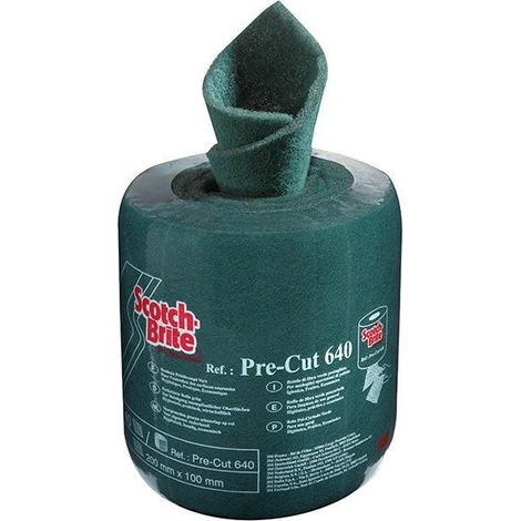 3m Scotch-Brite Verde rotolo abrasivo pretagliato 4 metri
