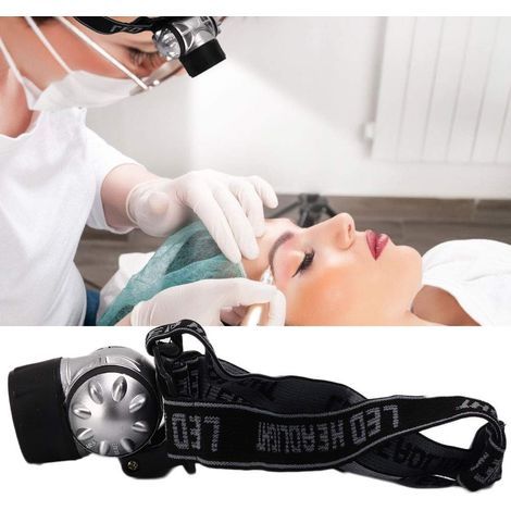 Lampe Frontale, Lampe de Tatouage LED Réglable Accessoire de Beauté pour Lampe de Travail de Maquillage, 3 Modes D'éclairage Lampe de Travail de Tatouage pour le Camping la Randonnée à L'extérieur (1/5)
