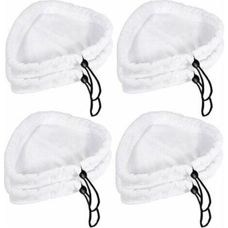 Lot de 6 Recharges Lavables en Microfibre pour Balai Vapeur Triangle - Nasses de Remplacement Universelles pour Nettoyage des Sols Durs et Parquets (1/3)