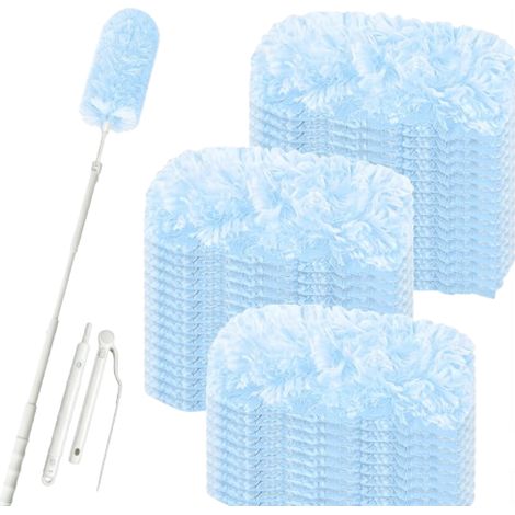 Plumeau Magnético - Mango Telescópico + 40 Recambios para Eliminación de Polvo y Pelos de Animales - Ideal para Hogar y Oficina (1/5)