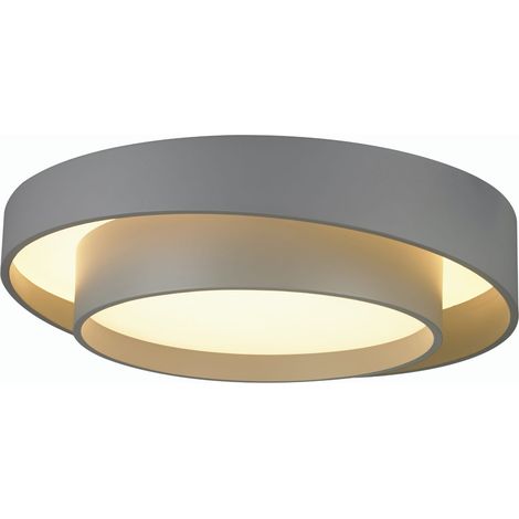 Bialto - LED-Deckenleuchte 50 cm grau (1/4)