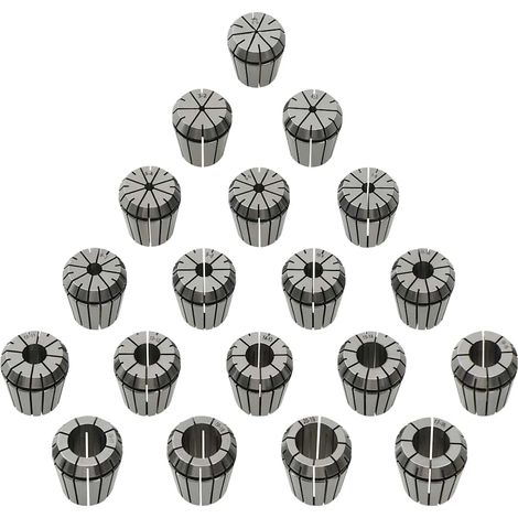 vidaXL Boquilla de sujeción ER32 19 pzas Set herramientas de torneado (1/2)