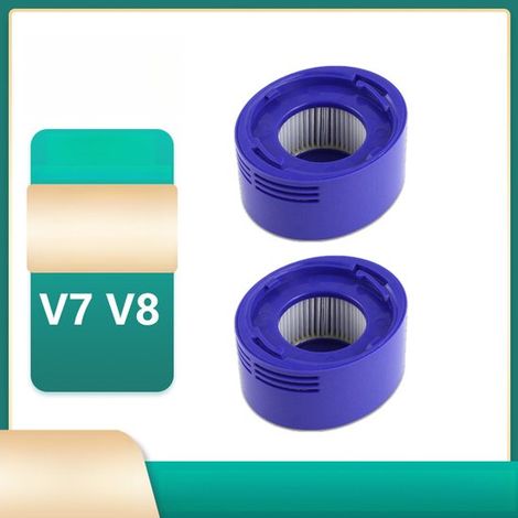 2-teiliges Filterset passend für Dyson Akku-Staubsauger HEPA-Filter für Vorder und Rückseite Filter Ersatzfilter für Staubsauger passend für V7 (1/5)