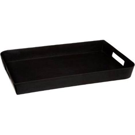 Five Simply Smart – Plateau de service rectangulaire 30x45cm en mélamine – Couleur charbon – Accessoire élégant pour repas et réceptions