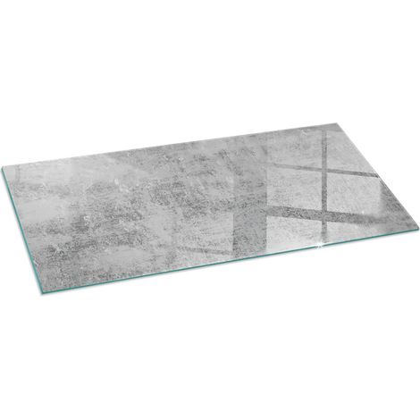 Décorative Plaque de protection de sol en verre trempé pour cheminée ou poêle moderne Texture de fond abstraite 125x50 cm (1/5)