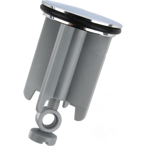 Universeller Spülbeckenstöpsel, Abflussstopfen, verstellbarer Spülbeckenstöpsel, Ø 40 mm, 1 Stück, grau (1/5)