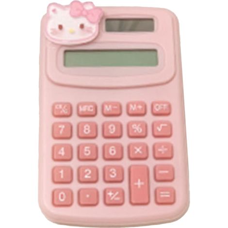 Calculatrice de Poche Multifonction Cartoon avec Écran LED, Petite Calculatrice Portative pour Bureau, École, Maison - Type 5 (1/5)