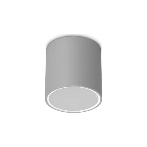 Ideal Lux Lampada da soffitto Techo 1 luce GU10 IP54 grigio metallo vetro