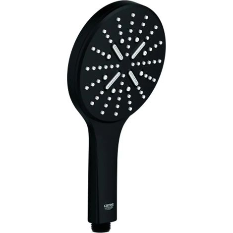 Grohe Rainshower SmartActive 130 Teleducha 3 chorros Black, 22127KF0