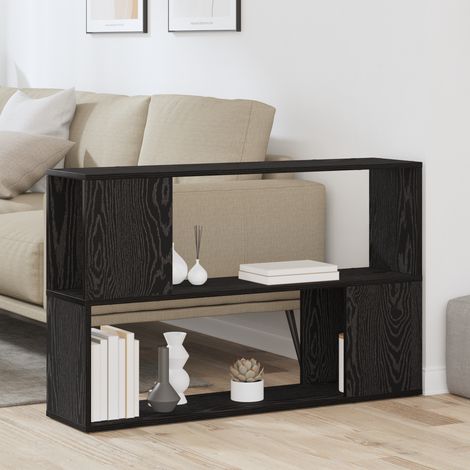 Libreria  Nero Rovere 100x24x63 cm in Legno Ingegnerizzato vidaXL (1/5)