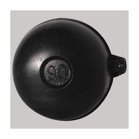 SFERA Ø 90 TONDA Inserto ottone 1/4