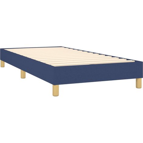 Rete a doghe su gambe giroletto 100x200 cm tessuto blu TDL0207349