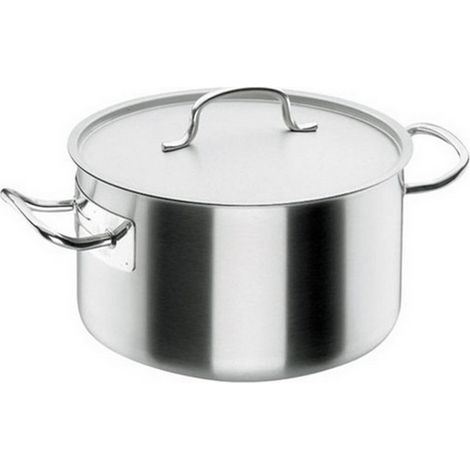 Lacor Chef Inox cacerola plateada 28 cm 10 litros