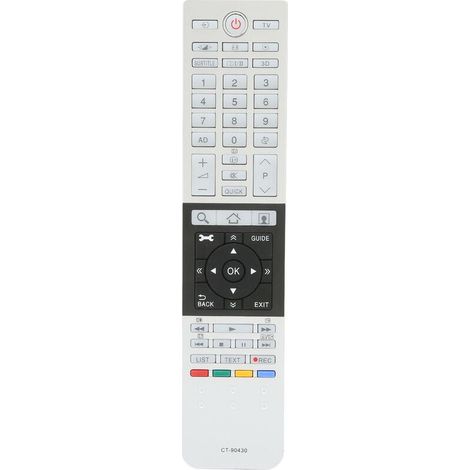 Ersatzfernbedienung kompatibel mit Toshiba CT 90430, CT 90429, CT 90427, CT 90428 und CT 90444 4K- und UHD-Fernsehern (1/4)