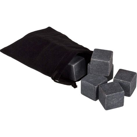 Set 6 Pietre Refrigeranti Di Steatite Per Whisky
