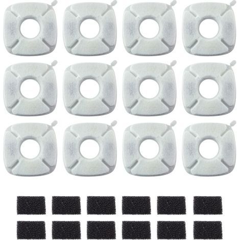 Filtro para dispensador de agua – Filtro de agua estándar compatible con el dispensador de agua VEKEN de 2,8 L (95 oz), paquete de 12 unidades (1/4)