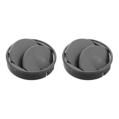Universal Round Adjustable Car Air Vent Outlet Air Conditioning Dashboard 1.97 x 1.97 x 0.79 Inches Plastic Ventilation Installation (1/5)