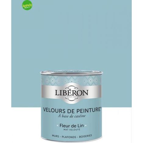 Pittura da interni Liberon 500ml Azzurro Fiori di Lino