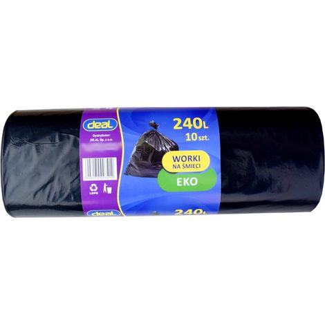 Sacchi per la spazzatura 240L eco LD 10 pezzi