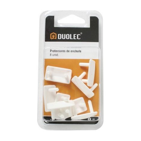 PROTECTOR ENCHUFE BLANCO 8 UDS - EHLIS