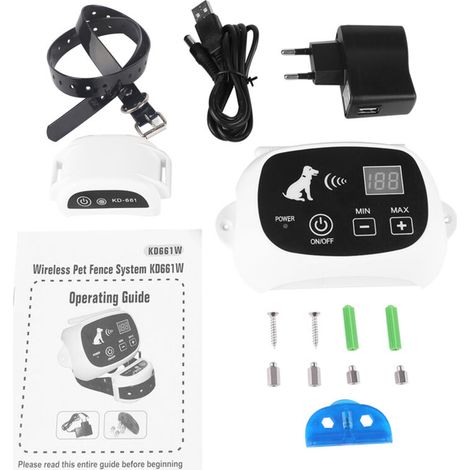 Collier Anti-Fugue Rechargeable pour Chien avec Clôture Invisible - Éducateur Canin Sans Fil (1/5)