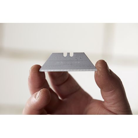 Hoja trapezoidal 6-11-916 L62xW19xS0.65mm con perforación 10 dispensadores de 10 STANLEY (Por 10)