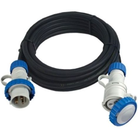 Fanton FME92974 Prolunga Industriale 30 Metri 3G2 5 H07RN-F IP67 2P+T 16A CEE Blu colore Blu