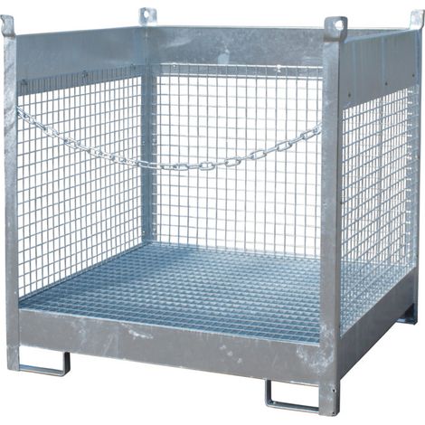 Bauer Südlohn Palette empilable pour fûts FSP-4 D, galvanisée à chaud (1/2)